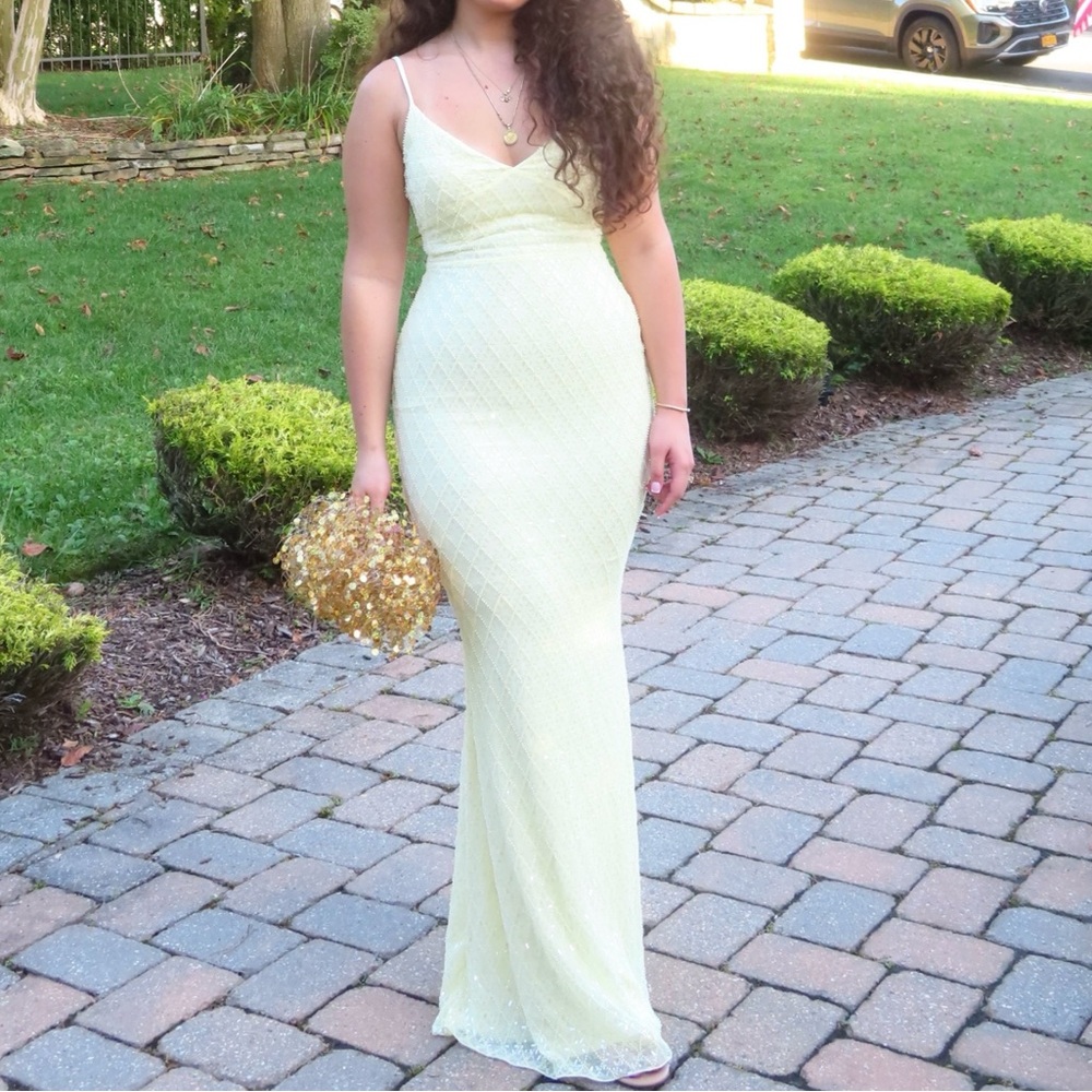 Windsor Light Yellow Maxi Dress